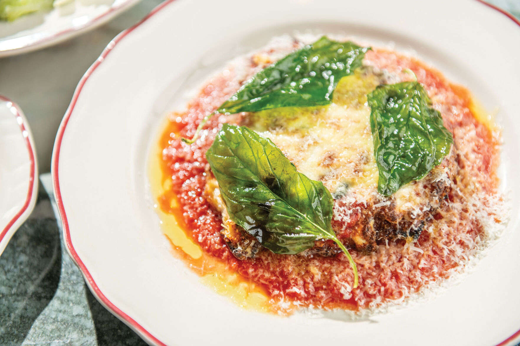 Chicken parm at Pelato